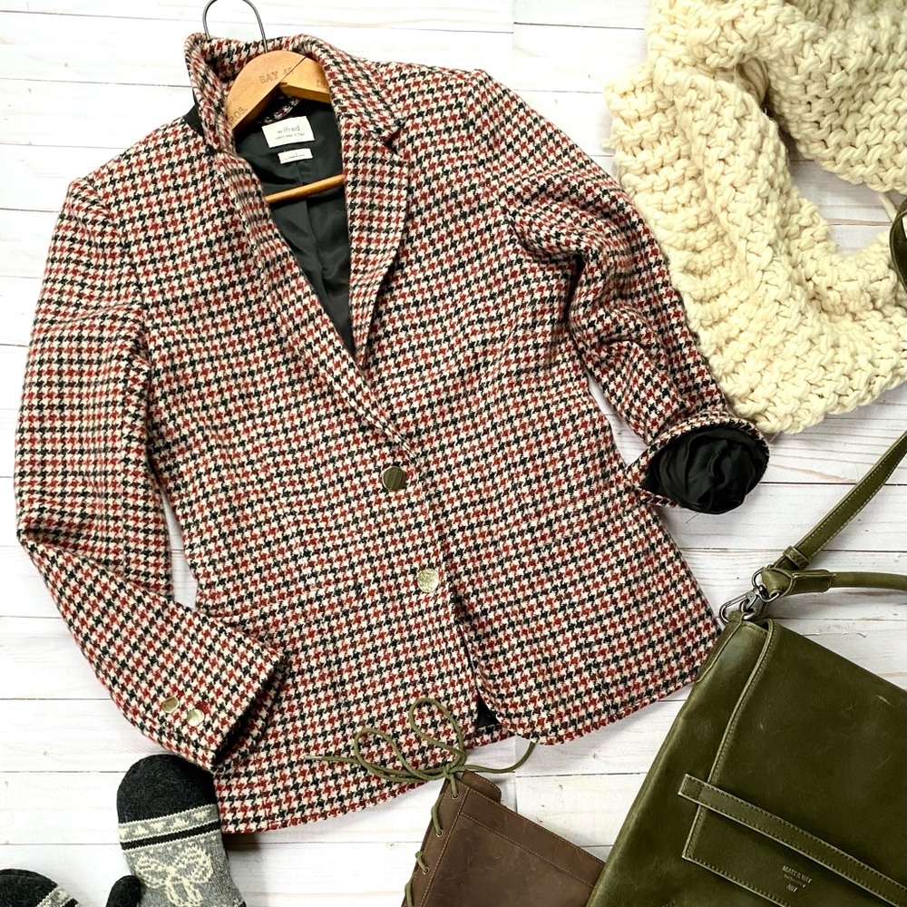 Wilfred wool check blazer Size 4